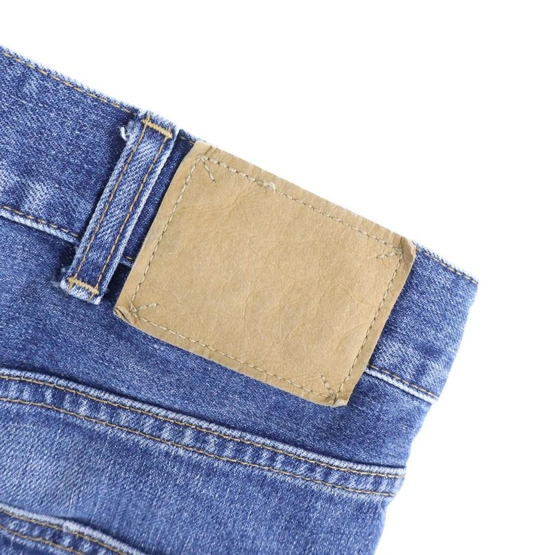 Celine Skinny Jeans in Vintage Union Wash Denim Washed Denim Pants Indigo Blue