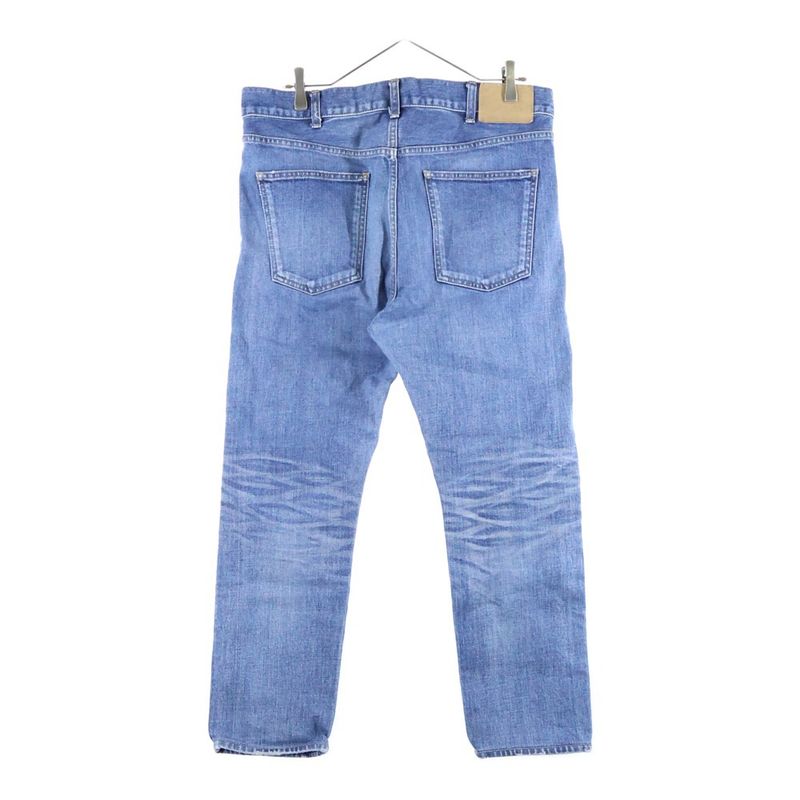 Celine Skinny Jeans in Vintage Union Wash Denim Washed Denim Pants Indigo Blue