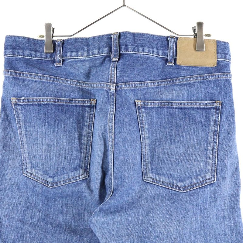 Celine Skinny Jeans in Vintage Union Wash Denim Washed Denim Pants Indigo Blue