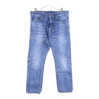 Celine Skinny Jeans in Vintage Union Wash Denim Washed Denim Pants Indigo Blue