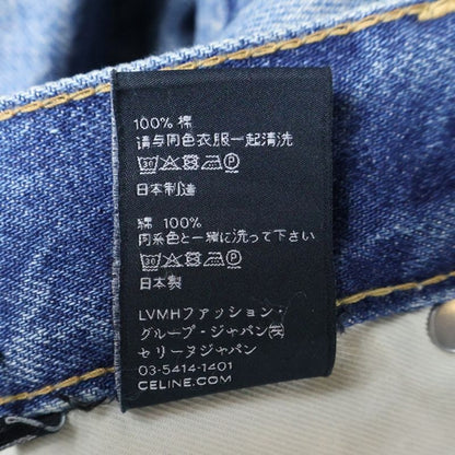 Celine 23ss Washed Denim Pants Indigo 2n574930f