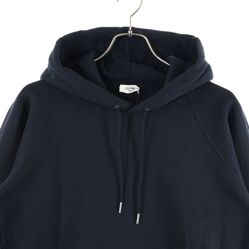 Celine Logo Print Pullover Hoodie Black 2y005632e