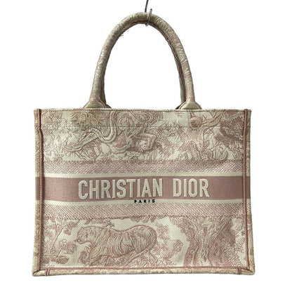 Dior Christian Dior Tote Book Tote Medium Bag Old Small M12962tdt_956 Ivory and