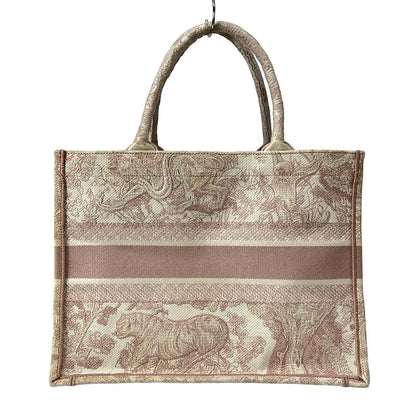 Dior Christian Dior Tote Book Tote Medium Bag Old Small M12962tdt_956 Ivory and
