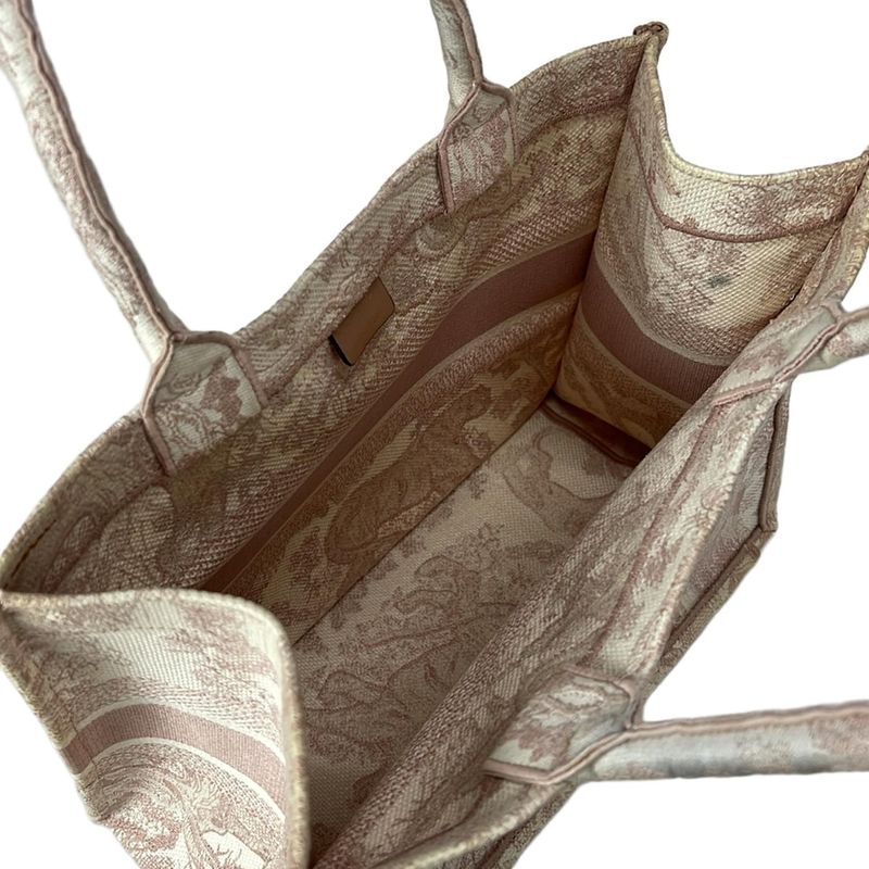 Dior Christian Dior Tote Book Tote Medium Bag Old Small M12962tdt_956 Ivory and