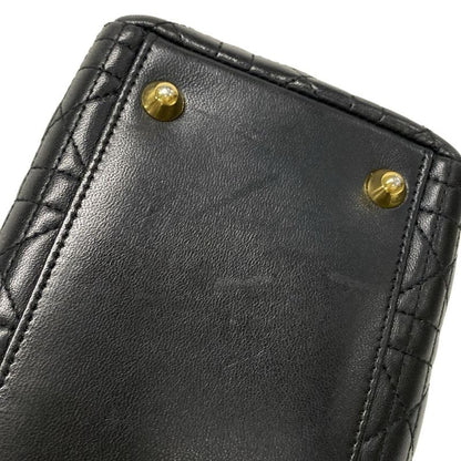 Dior Christian Dior Handbag Lady Dior Large Bag Black Lambskin