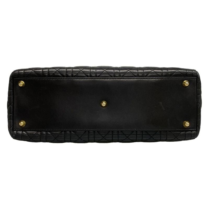 Dior Christian Dior Handbag Lady Dior Large Bag Black Lambskin