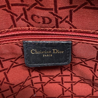 Dior Christian Dior Handbag Lady Dior Large Bag Black Lambskin