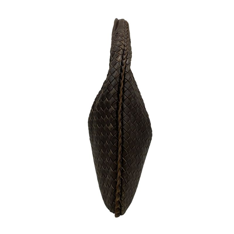 Bottega Veneta Handbag Medium Veneta Bag 115653 Dark Brown Leather