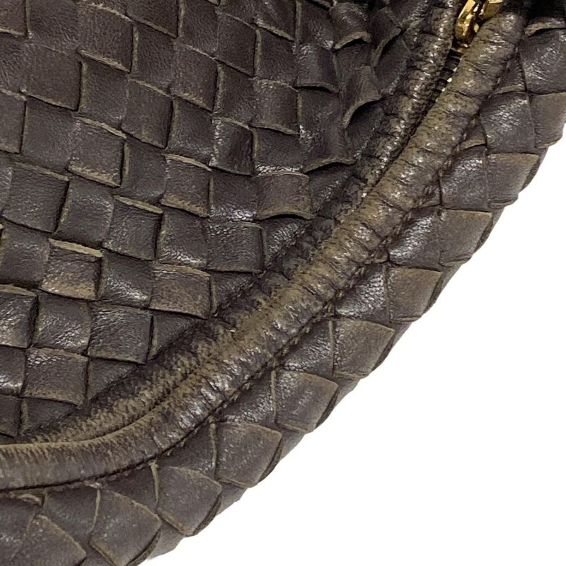 Bottega Veneta Handbag Medium Veneta Bag 115653 Dark Brown Leather