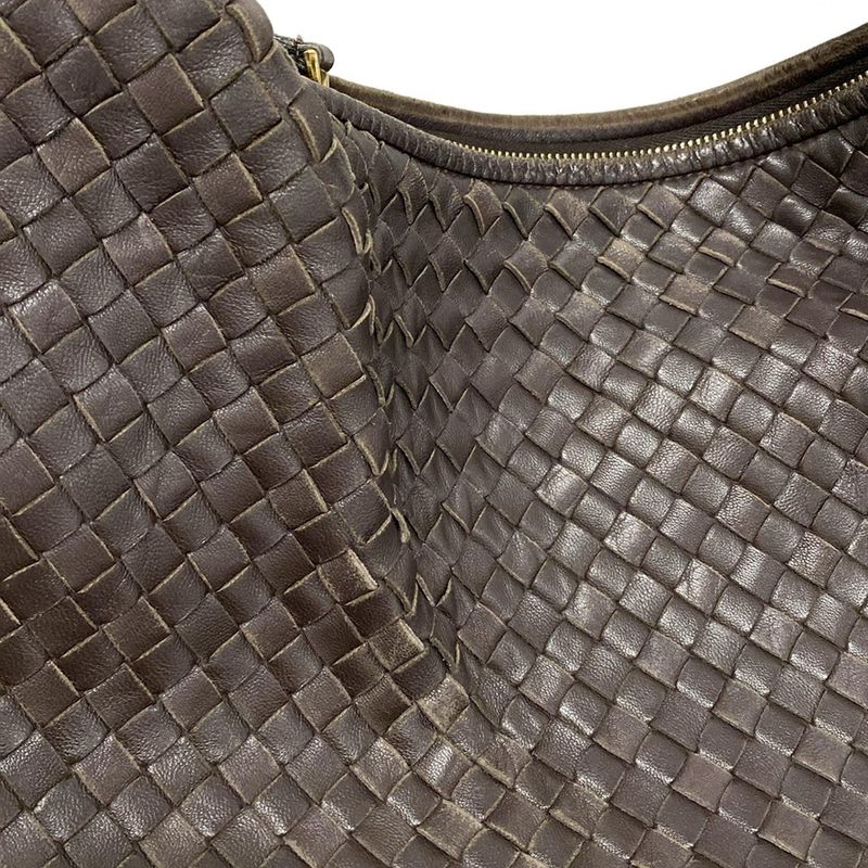 Bottega Veneta Handbag Medium Veneta Bag 115653 Dark Brown Leather