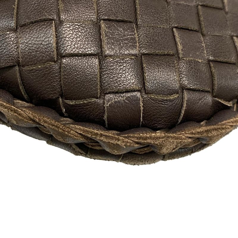 Bottega Veneta Handbag Medium Veneta Bag 115653 Dark Brown Leather