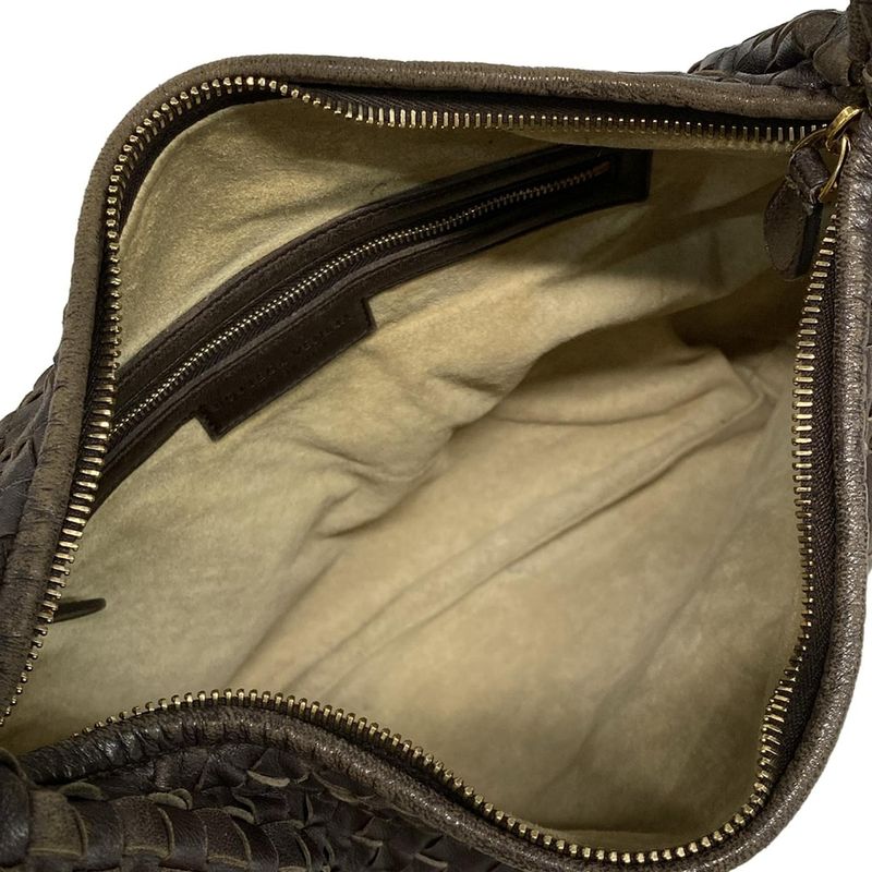 Bottega Veneta Handbag Medium Veneta Bag 115653 Dark Brown Leather