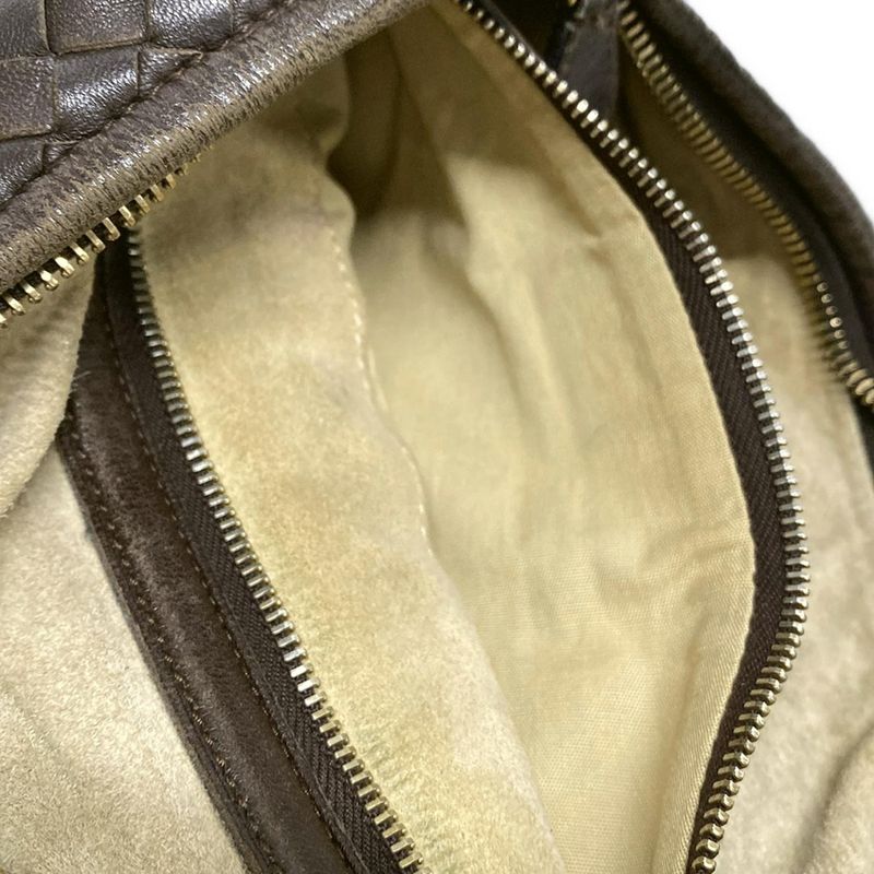 Bottega Veneta Handbag Medium Veneta Bag 115653 Dark Brown Leather