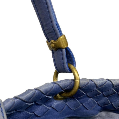 Bottega Veneta Capri 162112 Blue Leather