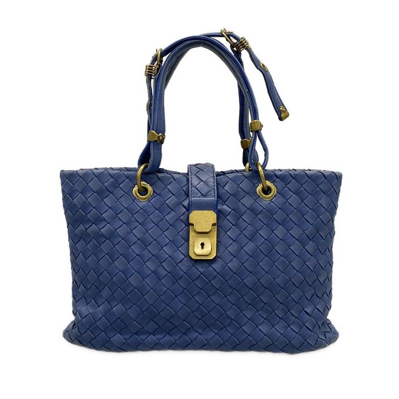 Bottega Veneta Capri 162112 Blue Leather