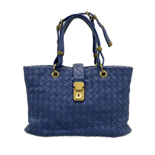 Bottega Veneta Capri 162112 Blue Leather
