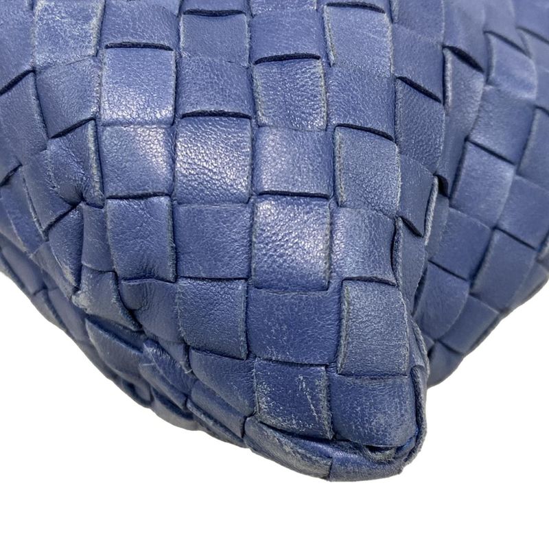 Bottega Veneta Capri 162112 Blue Leather