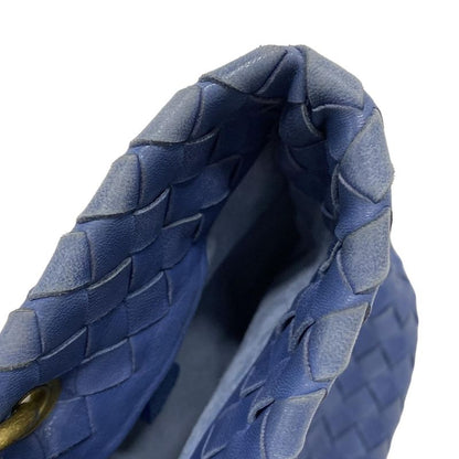 Bottega Veneta Capri 162112 Blue Leather