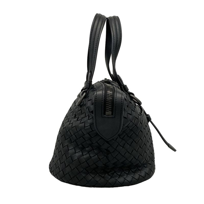Bottega Veneta Handbag Tamboura Bag Intrecciato B07684077t Black Leather