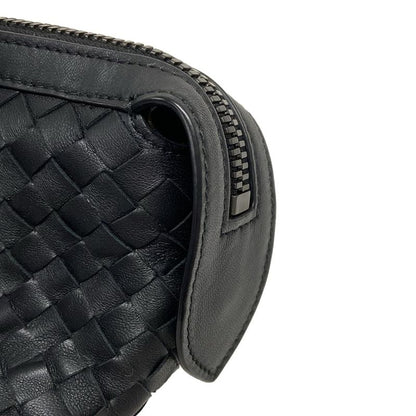 Bottega Veneta Handbag Tamboura Bag Intrecciato B07684077t Black Leather