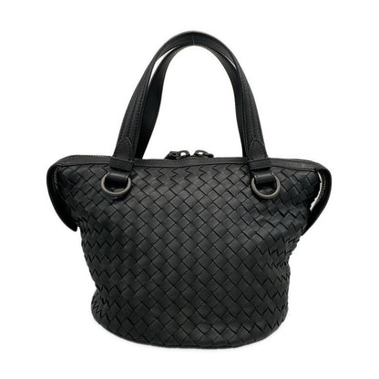 Bottega Veneta Handbag Tamboura Bag Intrecciato B07684077t Black Leather