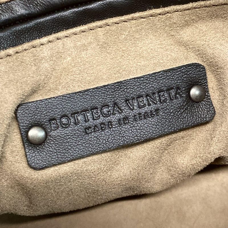 Bottega Veneta Handbag Tamboura Bag Intrecciato B07684077t Black Leather