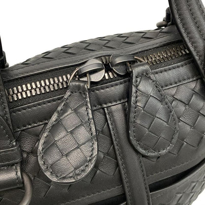 Bottega Veneta Handbag Tamboura Bag Intrecciato B07684077t Black Leather