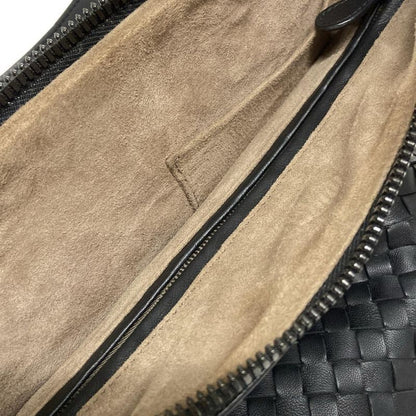 Bottega Veneta Handbag Tamboura Bag Intrecciato B07684077t Black Leather