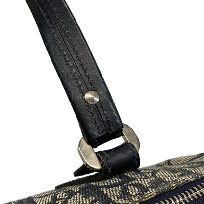 Dior Christian Dior Handbag Trotter Navy and Ivory Leather