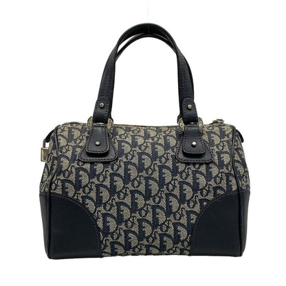 Dior Christian Dior Handbag Trotter Navy and Ivory Leather