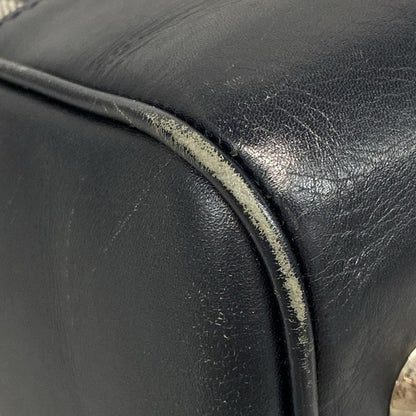 Dior Christian Dior Handbag Trotter Navy and Ivory Leather