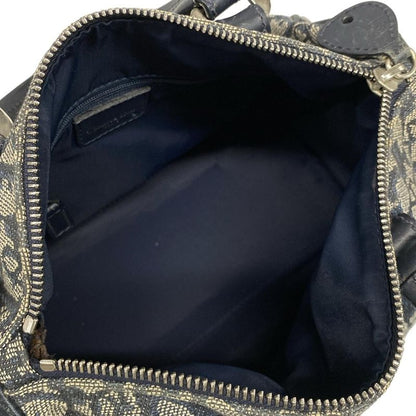 Dior Christian Dior Handbag Trotter Navy and Ivory Leather