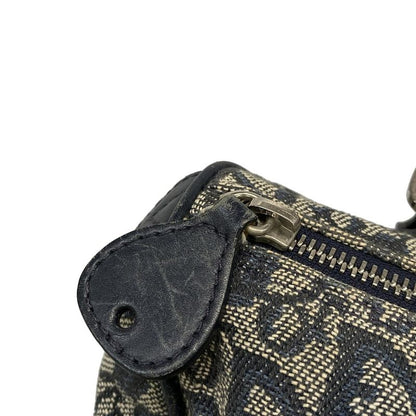 Dior Christian Dior Handbag Trotter Navy and Ivory Leather