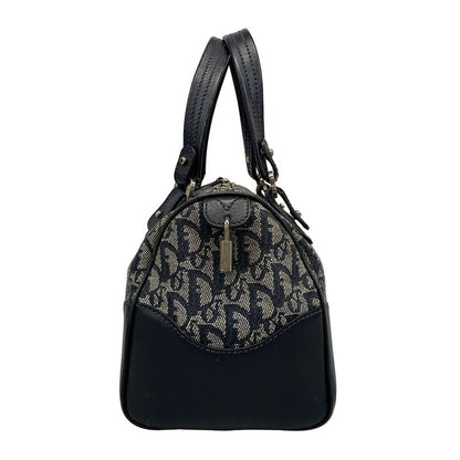 Dior Christian Dior Handbag Trotter Navy and Ivory Leather