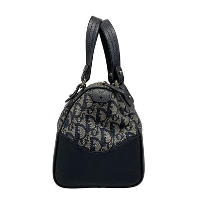 Dior Christian Dior Handbag Trotter Navy and Ivory Leather