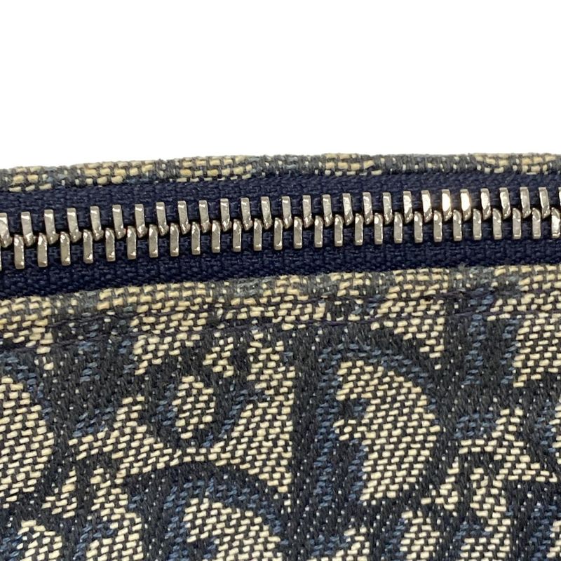 Dior Christian Dior Handbag Trotter Navy and Ivory Leather