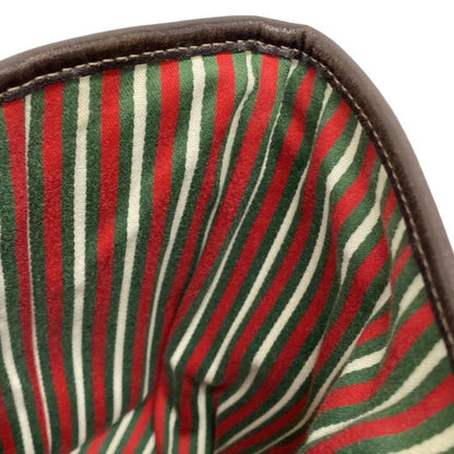 Gucci Tote Bag GG Patternnew Britt 169946 Beige and Dark Brown Leather