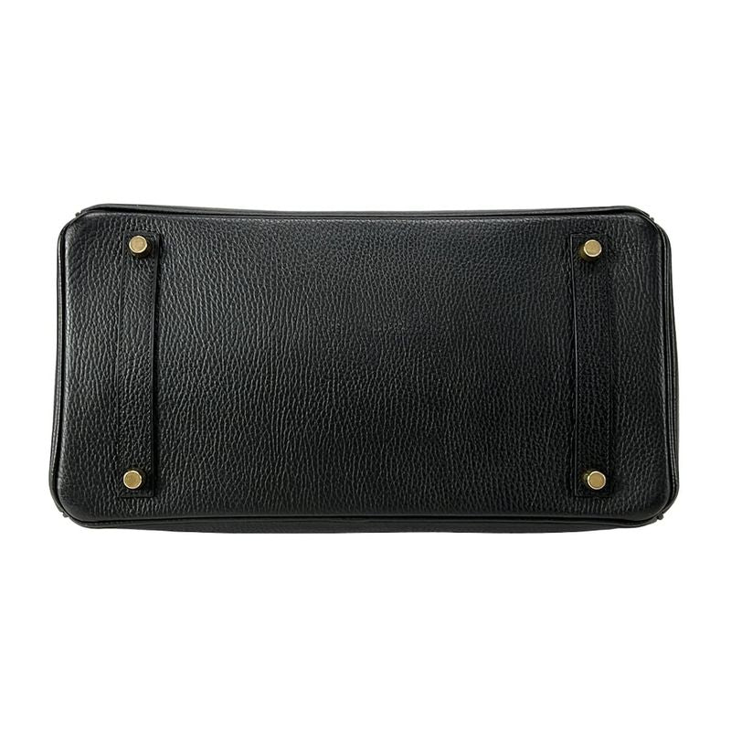 Hermes Handbag Birkin 35 Black Gold Hardware
