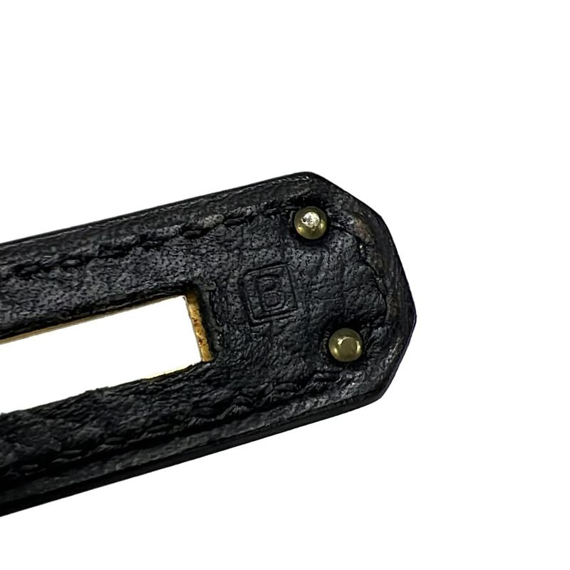 Hermes Handbag Birkin 35 Black Gold Hardware