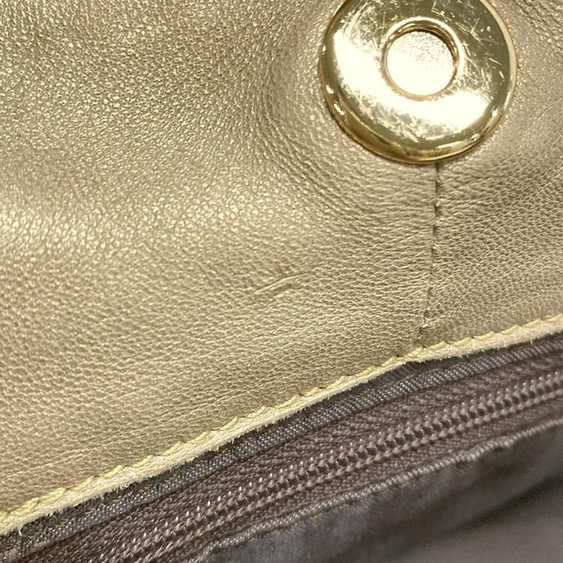 Loewe Shoulder Bag Nappa Ile Gold Leather