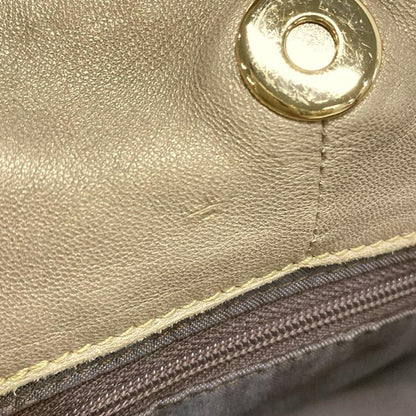 Loewe Shoulder Bag Nappa Ile Gold Leather