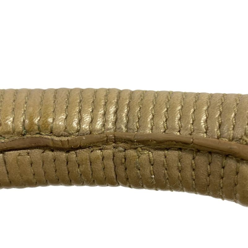 Loewe Shoulder Bag Nappa Ile Gold Leather