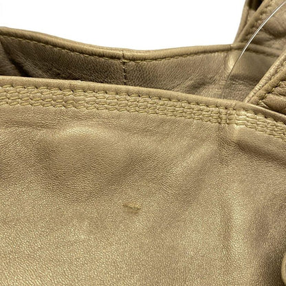 Loewe Shoulder Bag Nappa Ile Gold Leather