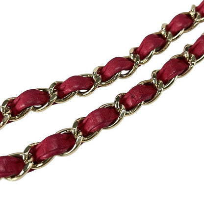 Chanel Shoulder Bag Single Flap Matelasse Pink Gold Hardware Chain Shoulder