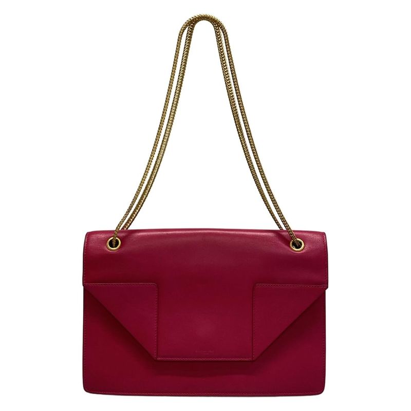 Saint Laurent Paris Shoulder Bag Betty 314515 Pink Chain Shoulder Leather
