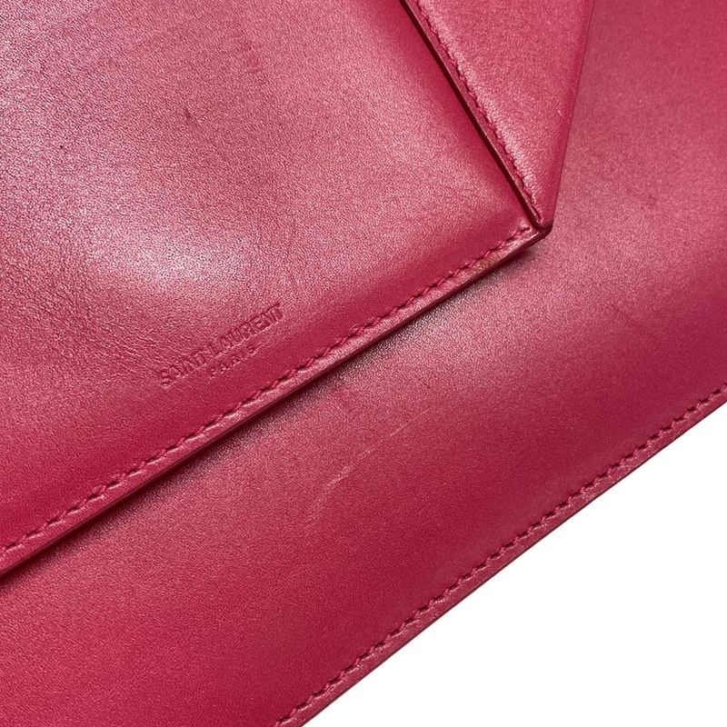 Saint Laurent Paris Shoulder Bag Betty 314515 Pink Chain Shoulder Leather