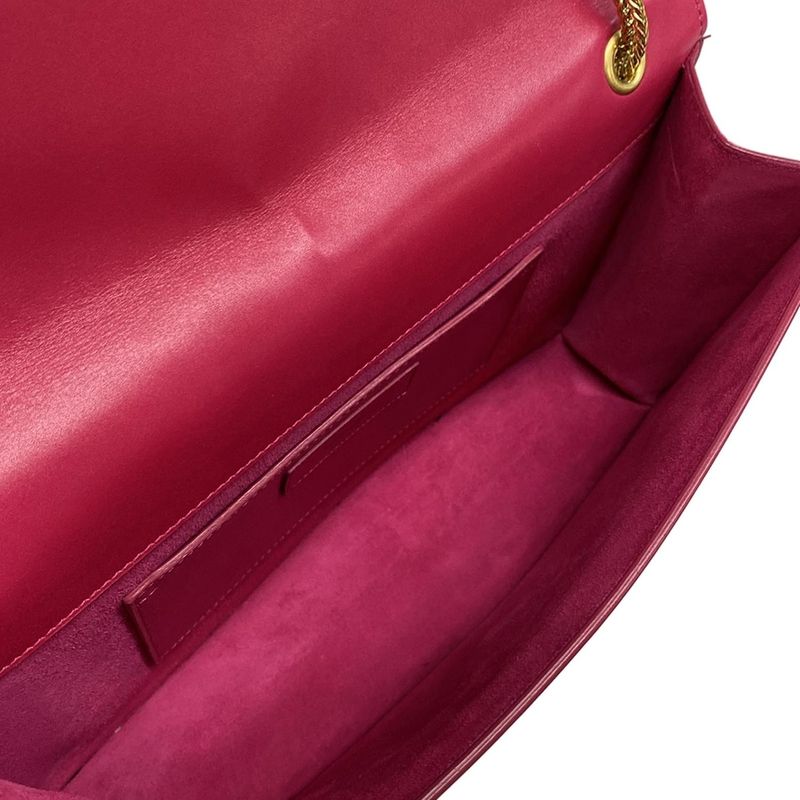 Saint Laurent Paris Shoulder Bag Betty 314515 Pink Chain Shoulder Leather