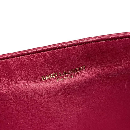 Saint Laurent Paris Vaulisse Pink Reversible Leather Tote Bag