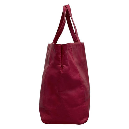 Saint Laurent Paris Vaulisse Pink Reversible Leather Tote Bag